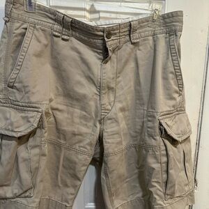 Ralph Lauren Men's Beige Cargo Shorts